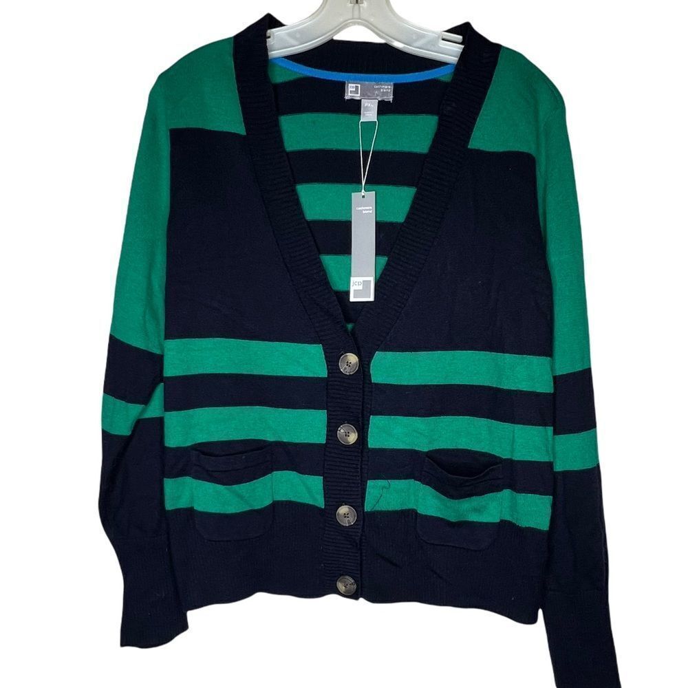 JcPenney Cashmere Blend Cardigan Sweater nwt